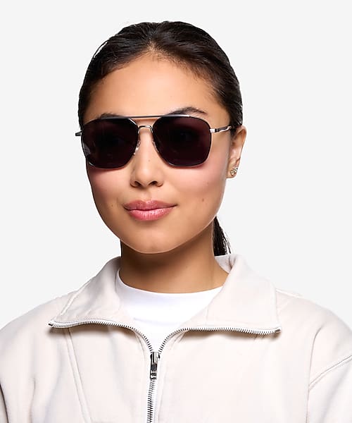 Gunmetal Route 66 -  Metal Sunglasses