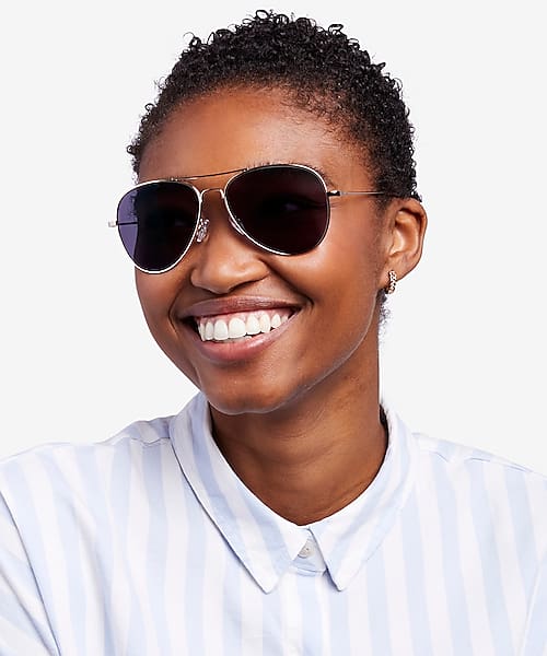 Gold Good Vibrations -  Metal Sunglasses