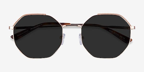 Rose Gold Elsa -  Metal Sunglasses