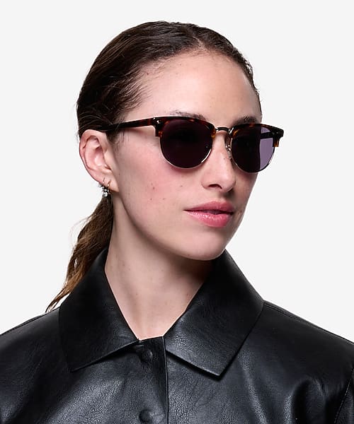 Golden Tortoise The Hamptons -  Acetate-metal Sunglasses