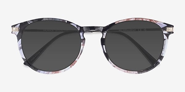 Pink/Floral Monroe -  Plastic-metal Sunglasses
