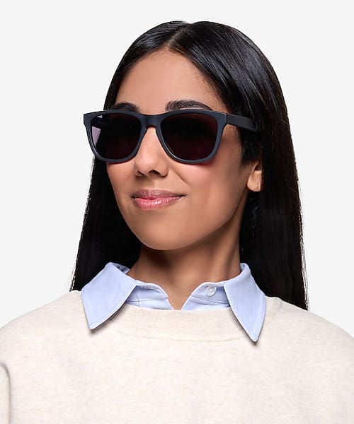 Matte Black Malibu -  Acetate Sunglasses
