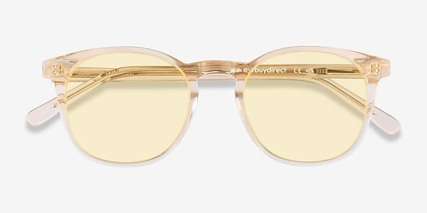 Clear Melon Safari -  Acetate Sunglasses
