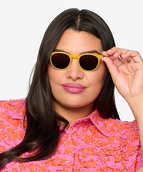 Yellow Sun Kyoto -  Acetate Sunglasses