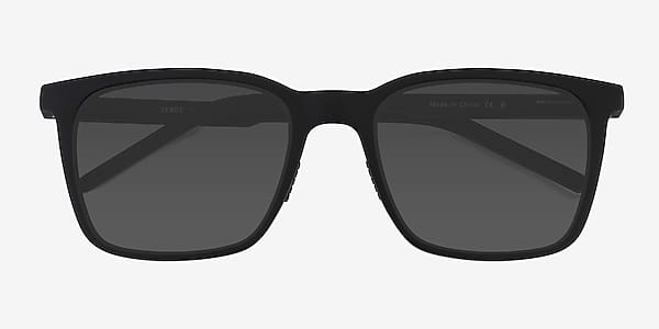 Matte Black Verge -  Plastic Sunglasses