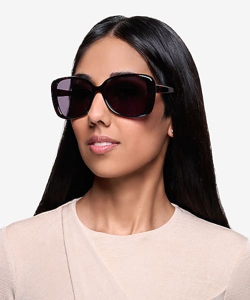 Black Red Marilyn -  Acetate Sunglasses